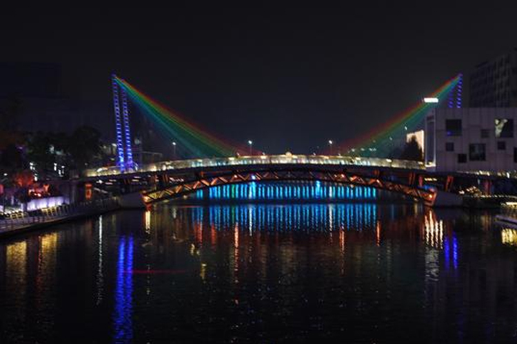 宁波文化广场灯光节